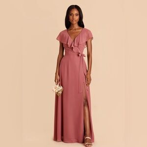 Jackson Chiffon Dress - Mulberry (Birdy Grey Bridesmaid Dress)